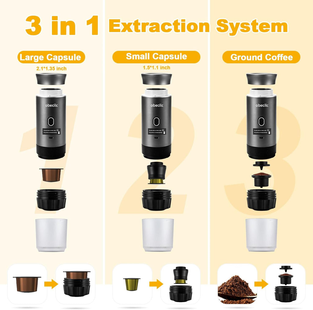 NomadBrew™ - Cafetera Espresso Portátil